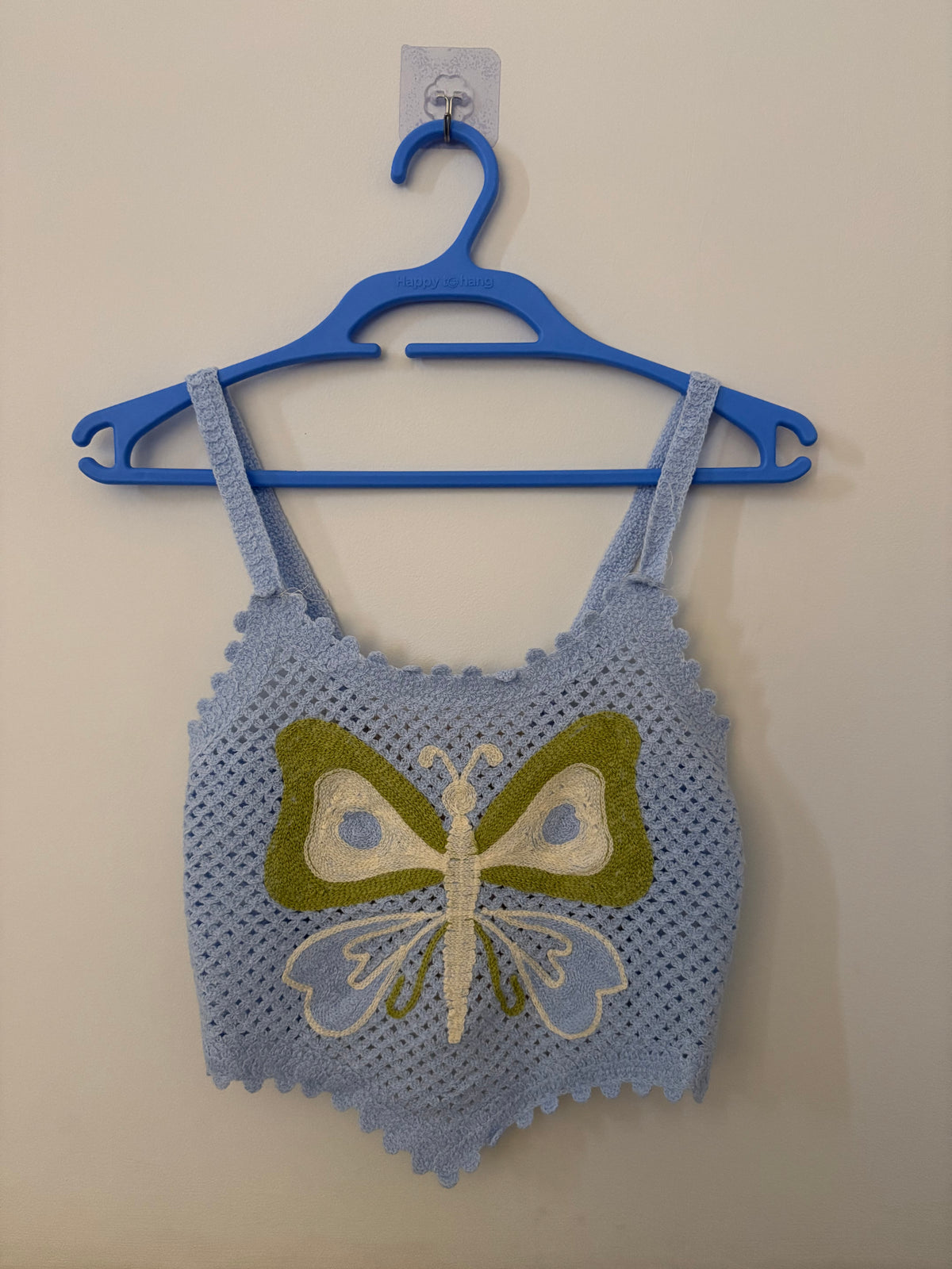 Butterfly Crochet Crop Top