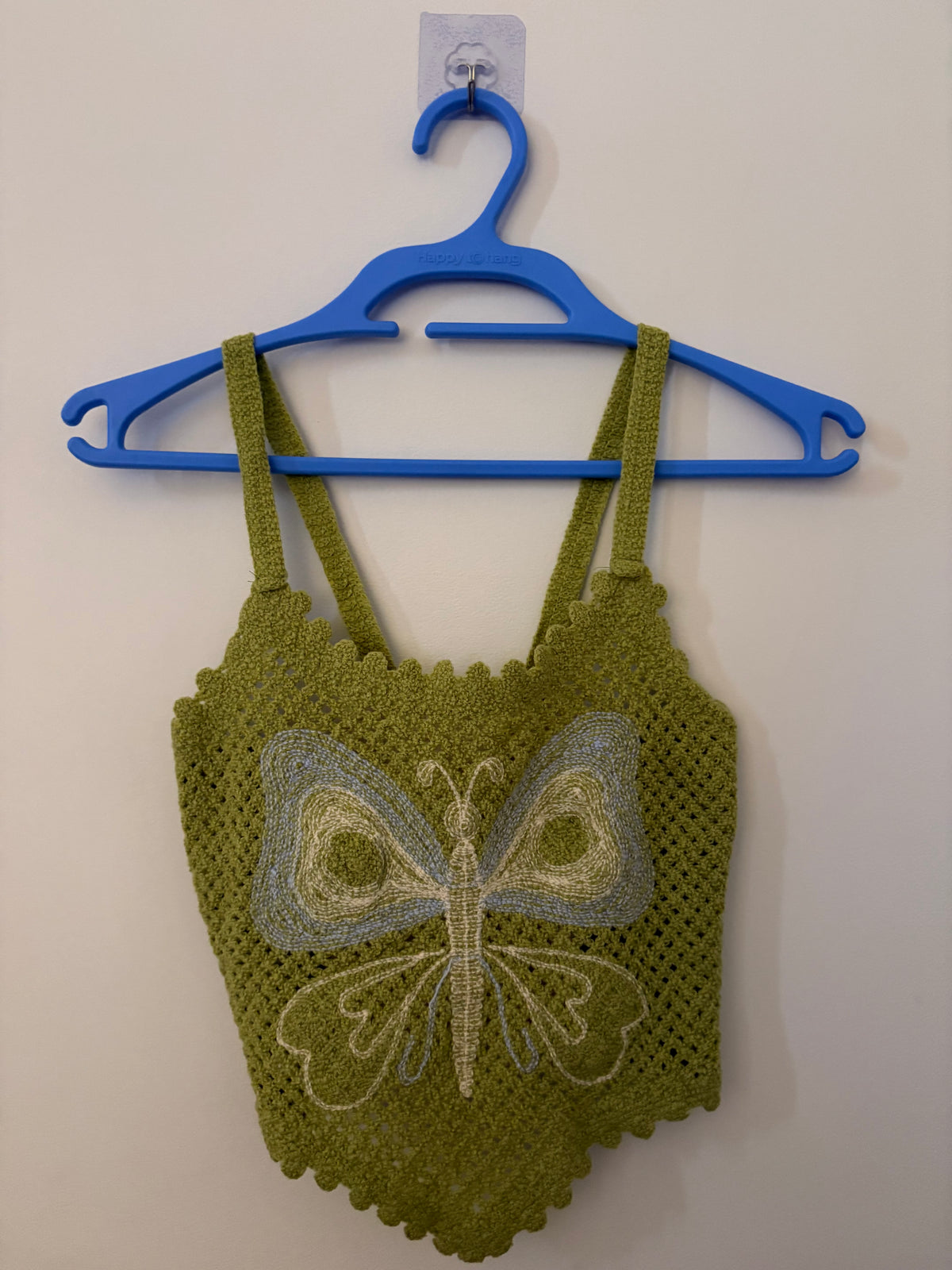 Butterfly Crochet Crop Top