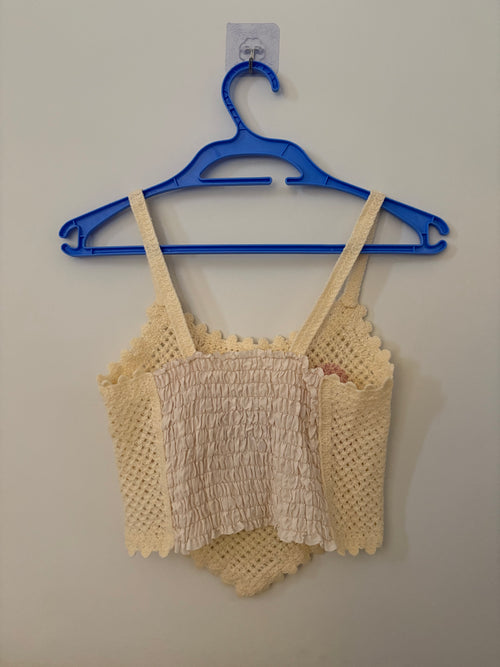 Butterfly Crochet Crop Top