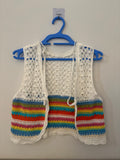 Multicolor Striped Crochet Top